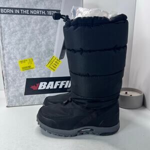 Baffin Cloud Waterproof Insulated Winter Snow Boots Black Women's 7 Tried On